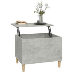 Berkfield Durable Coffee Table Concrete Grey 60X44.5X45 Cm Engineered Wood - thumbnail 5