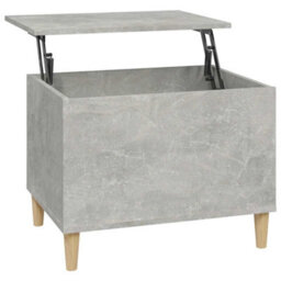 Berkfield Durable Coffee Table Concrete Grey 60X44.5X45 Cm Engineered Wood - thumbnail 1