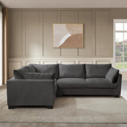 Home Detail Renns Corner Sofa, Left-Hand Facing, Dark Grey Linen - thumbnail 2