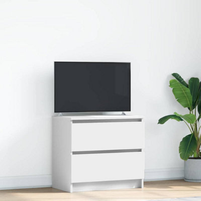 Berkfield Tv Cabinet White 60X35X54 Cm Engineered Wood - image 1