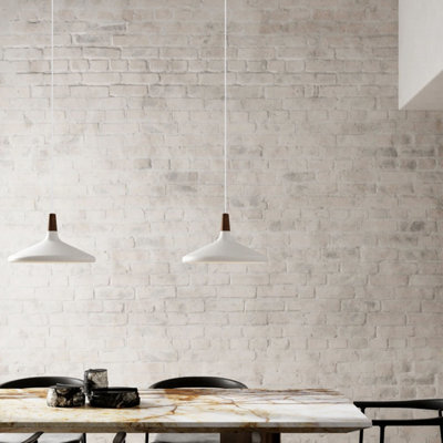 Nordlux Dftp Nori 39 Indoor Living Dining Metal Pendant Ceiling Light In White (Diam) 39Cm - image 1