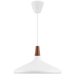 Nordlux Dftp Nori 39 Indoor Living Dining Metal Pendant Ceiling Light In White (Diam) 39Cm - thumbnail 3