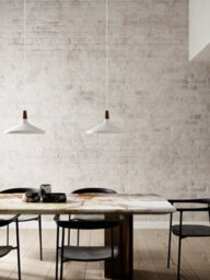 Nordlux Dftp Nori 39 Indoor Living Dining Metal Pendant Ceiling Light In White (Diam) 39Cm - thumbnail 4