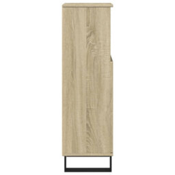 Berkfield Bathroom Cabinet Sonoma Oak 30X30X100 Cm Engineered Wood - thumbnail 5