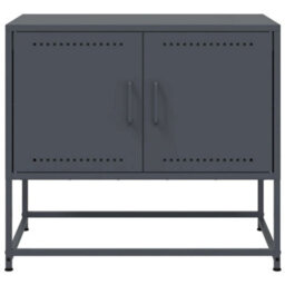 Berkfield Tv Cabinet Anthracite 68.5X39X60.5 Cm Steel - thumbnail 6