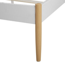 Beliani Bed Metal Maurs 160 X 200 Cm (Eu King Size) White - thumbnail 9
