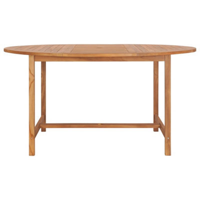 Berkfield Garden Table 150X76 Cm Solid Teak Wood - image 1