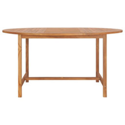 Berkfield Garden Table 150X76 Cm Solid Teak Wood