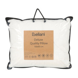 Beliani Bed Pillow Triglav High Polyester 50 X 60 Cm White - thumbnail 5