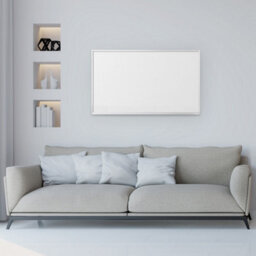 Mirrorstone Heating Mirrorstone Classic White Panel Fir Coated Aluminium 580W Infrared Heating Panel - thumbnail 2