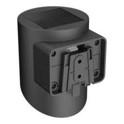 Non-Adjustable Black Solar-Powered Led 2W Pir With Motion Sensor Cylinder Outdoor Wall Light - thumbnail 6