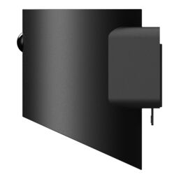 Non-Adjustable Black Solar-Powered Led 2W Pir With Motion Sensor Cylinder Outdoor Wall Light - thumbnail 5