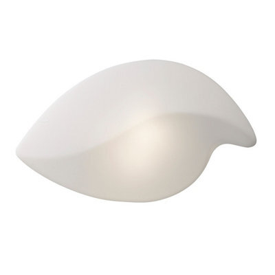 Luminosa Lighting Luminosa Natura Ceiling/wall Outdoor Large 2 Light E27 Ip44, Matt White/opal White - image 1