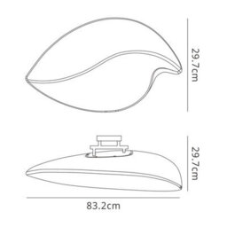 Luminosa Lighting Luminosa Natura Ceiling/wall Outdoor Large 2 Light E27 Ip44, Matt White/opal White - thumbnail 7