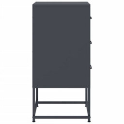 Vidaxl Bedside Cabinets 2 Pcs Anthracite 36X39X78 Cm Steel - thumbnail 7