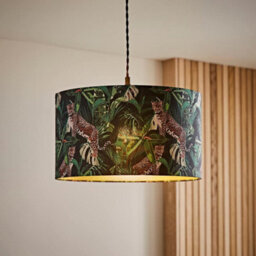 Valuelights Addalyn Green Jungle Animal Print Ceiling Lamp Shade (D)35Cm - thumbnail 2