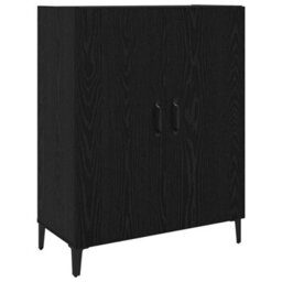 Walplus Sideboard 2 Pcs Black Oak 69.5 X 32.5 X 180 Cm Engineered Wood - thumbnail 7