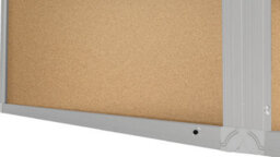 Allboards Cork Display Case With Aluminium Frame 90X60Cm Lockable Poster Case With Cork Rear Panel - thumbnail 6