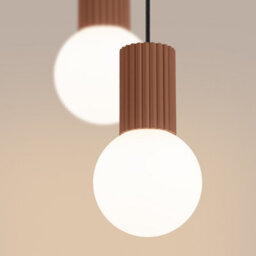 Sollux Lighting Halo Aluminum/glass Mocca 2 Lights Modern Pendant Lamps - thumbnail 4