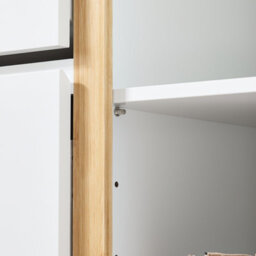 Sobuy Fsr189-Nw, Shoe Cabinet Shoe Storage Cupboard With 3 Flip-Drawers 1 Cupboard ,w80Xd34Xh122.1 - thumbnail 8