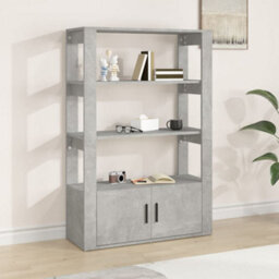 Berkfield Classic Sideboard Concrete Grey 80X30X119.5 Cm Engineered Wood - thumbnail 2
