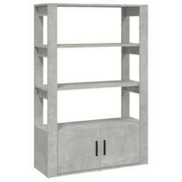 Berkfield Classic Sideboard Concrete Grey 80X30X119.5 Cm Engineered Wood - thumbnail 1