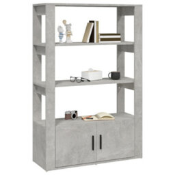 Berkfield Classic Sideboard Concrete Grey 80X30X119.5 Cm Engineered Wood - thumbnail 4