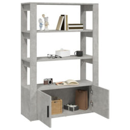 Berkfield Classic Sideboard Concrete Grey 80X30X119.5 Cm Engineered Wood - thumbnail 5