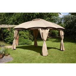 Glendale Garden & Leisure Glendale Rio Gazebo 3 X 3.65M Mocha - thumbnail 1