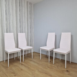 Kosy Koala Dining Chairs Set Of 4 Pink Leather Kitchen Chairs