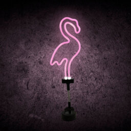 Gardenwize Solar Powered Led Light Up Neon Pink Flamingo Garden Light Walkway Pathway Patio Decorative Light - thumbnail 3