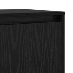 Berkfield Sideboard Black Oak 70 X 41 X 75 Cm Engineered Wood - thumbnail 9