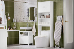 Sobuy Bzr165-W, Over Toilet Cabinet Bathroom Space Saver Bathroom Storage Cabinet Cupboard,white,w65Xd19.6Xh181 - thumbnail 2