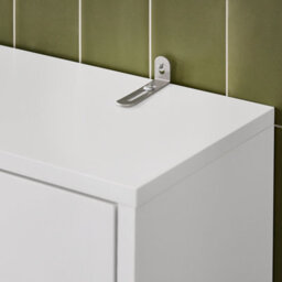 Sobuy Bzr165-W, Over Toilet Cabinet Bathroom Space Saver Bathroom Storage Cabinet Cupboard,white,w65Xd19.6Xh181 - thumbnail 9