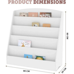 Book Shelf Wooden Storage Rack Organizer Bookcase Bookshelf Stand - thumbnail 2