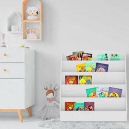 Book Shelf Wooden Storage Rack Organizer Bookcase Bookshelf Stand - thumbnail 6