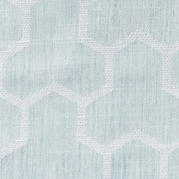 "Homescapes Blue Geometric Jacquard Blackout Eyelet Curtain Pair, 66 X 72""" - thumbnail 4