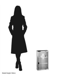 Orsina Tall Wooden Medicine Cabinet - thumbnail 5