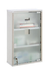 Orsina Tall Wooden Medicine Cabinet - thumbnail 2