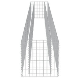 Berkfield Gabion Raised Bed Galvanised Steel 450X50X50 Cm - thumbnail 6