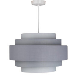 First Choice Lighting Pair Of Grey Ombre 5 Tier Light Shades - thumbnail 3