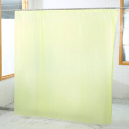 Neel Blue Lime Green Shower Curtain With 12 Hooks, Mould & Mildew Resistant - 180X180Cm - thumbnail 8