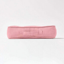 Homescapes Pink Rajput Ribbed Cotton Floor Cushion - thumbnail 5