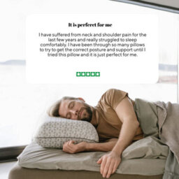 Brightr Sleep Brightr Eclipse Best Firm Pillow For Back & Neck Pain Relief - Adjustable Orthopedic Memory Foam Pillow For Side & Back Sleepers - thumbnail 8