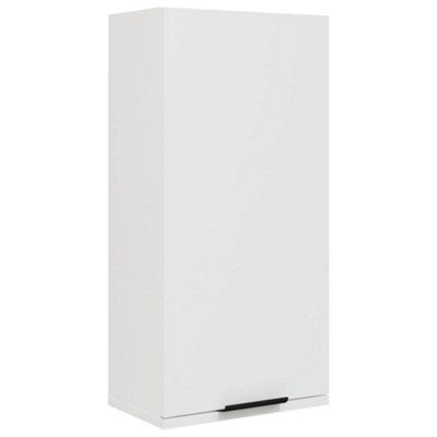 Berkfield Classic Wall-Mounted Bathroom Cabinet White 32X20X67 Cm - image 1