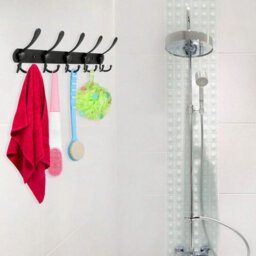Stainless Steel Coat Rack For Hats, Towels, Bathrobes, Bathroom Entrance - thumbnail 5