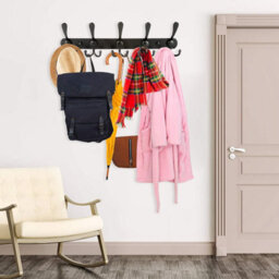 Stainless Steel Coat Rack For Hats, Towels, Bathrobes, Bathroom Entrance - thumbnail 4