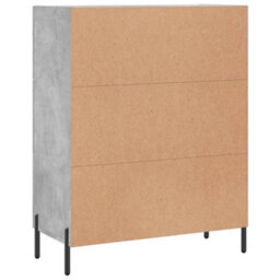 Berkfield Classic Sideboard Concrete Grey 69.5X34X90 Cm Engineered Wood - thumbnail 8