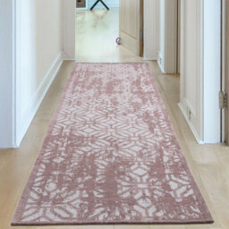 The Rugs Carina Collection  Rugs In Pink 6933 Non-Slip Machine Washable - thumbnail 7