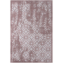 The Rugs Carina Collection  Rugs In Pink 6933 Non-Slip Machine Washable - thumbnail 2